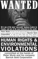 Peter Munk, Barrick Gold, human rights, mining, gold, environment, disrupt